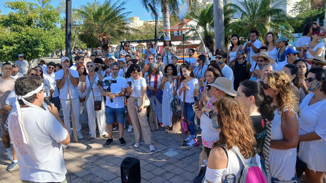 Protesta maya en Playa del Carmen exige reactivar la Travesía Sagrada 2026