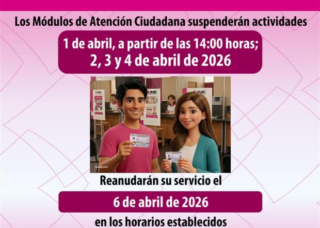 INE suspende servicios en módulos de Quintana Roo