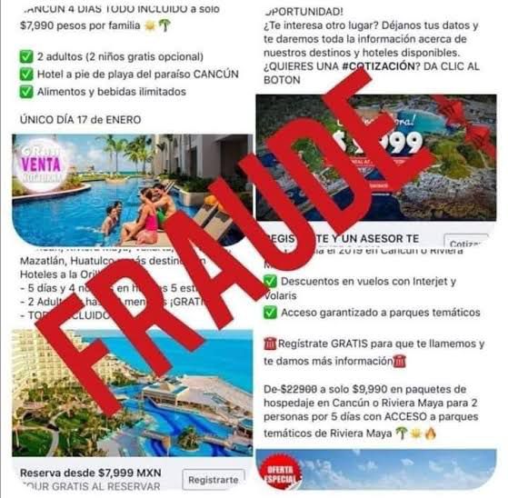Cancún lidera fraudes por “montaviajes” en Semana Santa