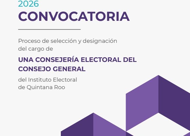 Lanza INE convocatoria para consejero electoral en Quintana Roo