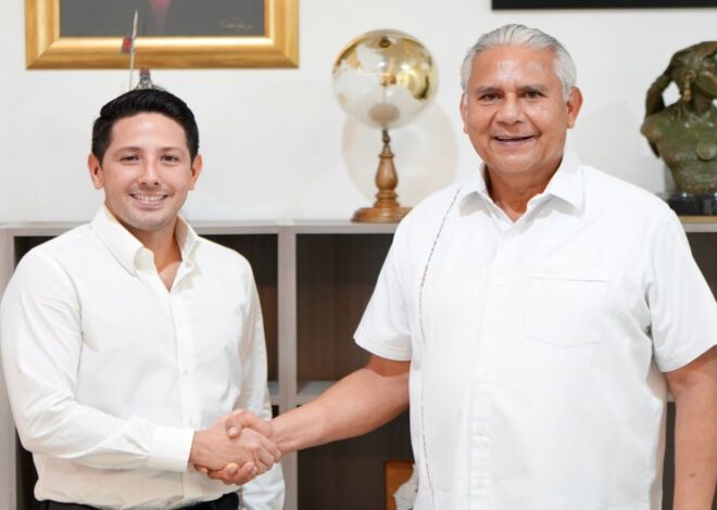 Renán Sánchez Tajonar se reúne con el Fiscal General del Estado para fortalecer la seguridad de Quintana Roo