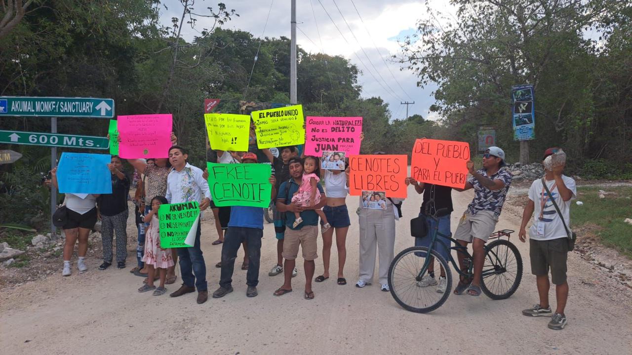 Conflicto en Akumal por acceso a cenotes alcanza acuerdos con autoridades
