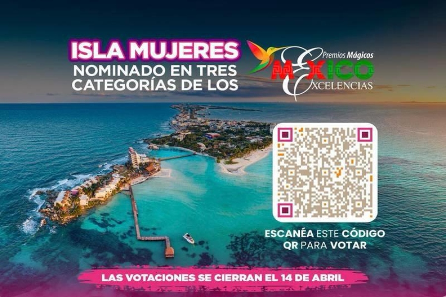 Isla Mujeres, nominada por su sostenibilidad en los Premios Mágicos Excelencias 2026