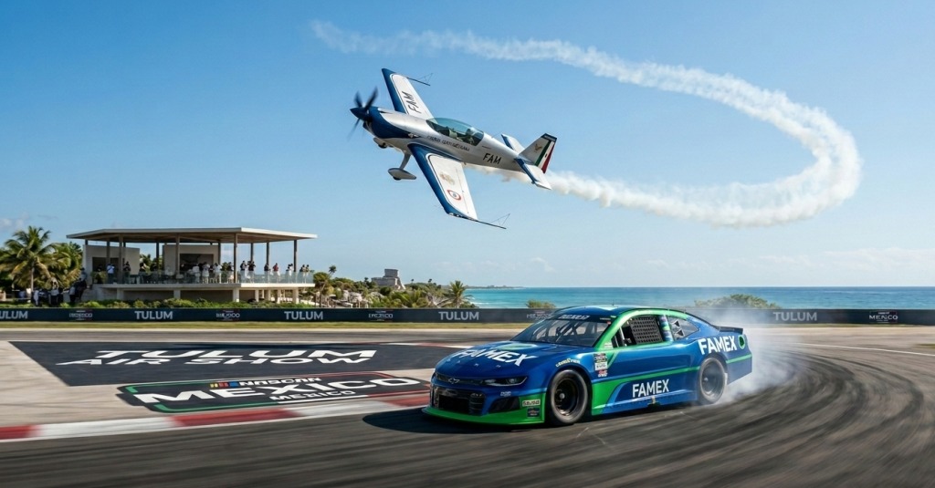Tulum se prepara para un evento aéreo y automovilístico sin precedentes