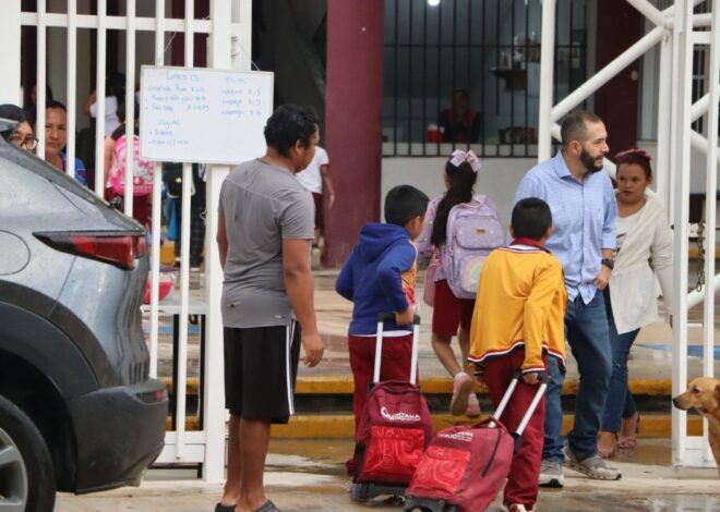 Sin incidentes, retorno a clases de más de 300 mil estudiantes en Quintana Roo, tras vacaciones de Semana Santa