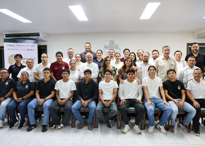 Mara Lezama firma convenio Proyecto Mundial Social 2026