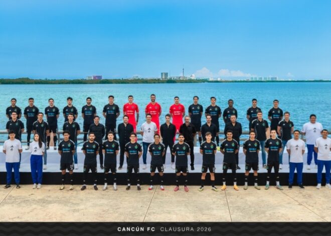 Cancún FC elige Malecón Tajamar para su foto oficial de la temporada 2025-2026