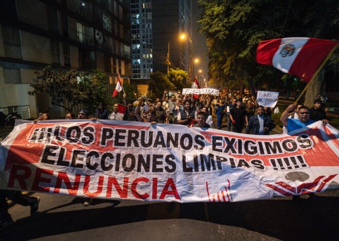 Estalla la tensión en elecciones de Perú por grito de fraude de candidato