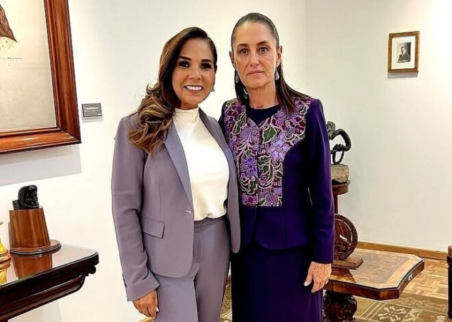 Mara Lezama se reúne con Claudia Sheinbaum; reforzarán la seguridad en Quintana Roo