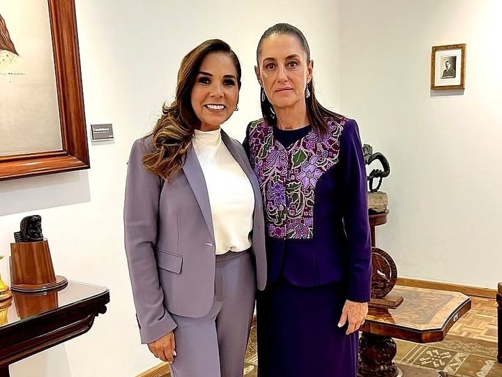 Mara Lezama se reúne con Claudia Sheinbaum; reforzarán la seguridad en Quintana Roo