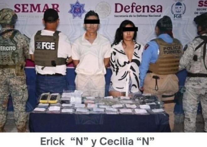 Cae pareja de narcomenudistas en la Zona Hotelera de Cancún 