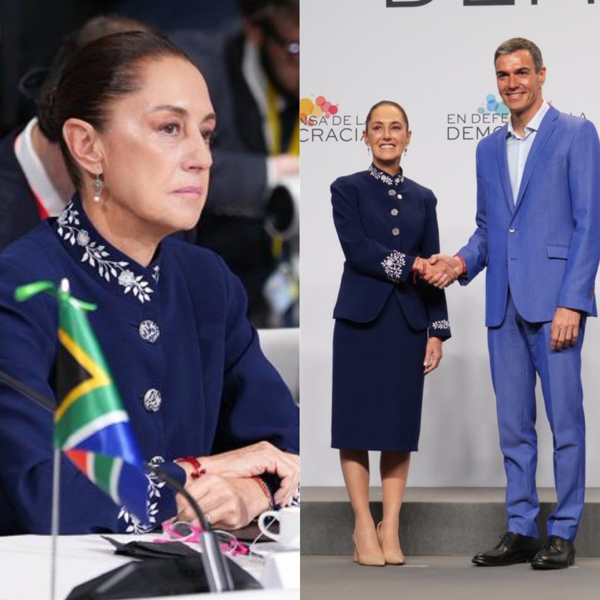Presencia de Claudia Sheinbaum en Barcelona atrae atención de la prensa internacional 