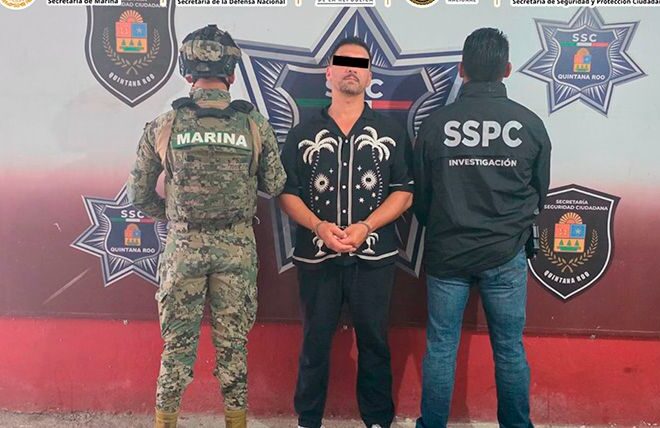 Capturan en Cancún a prófugo europeo buscado por narcotráfico