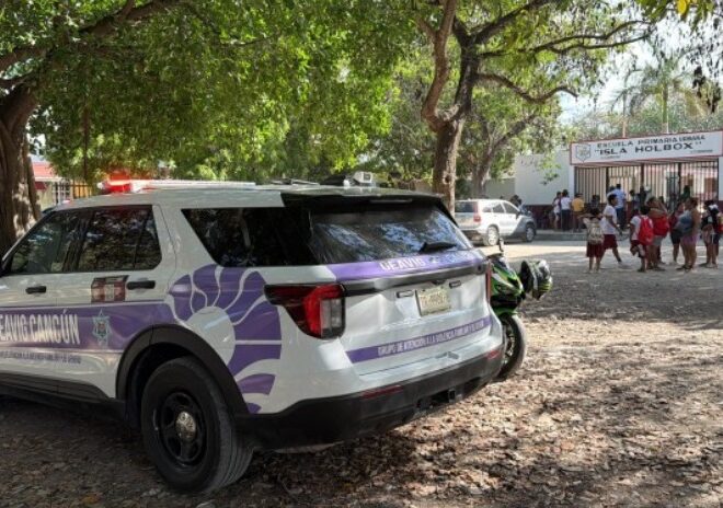 Niño muere tras accidente durante el recreo en primaria de Cancún