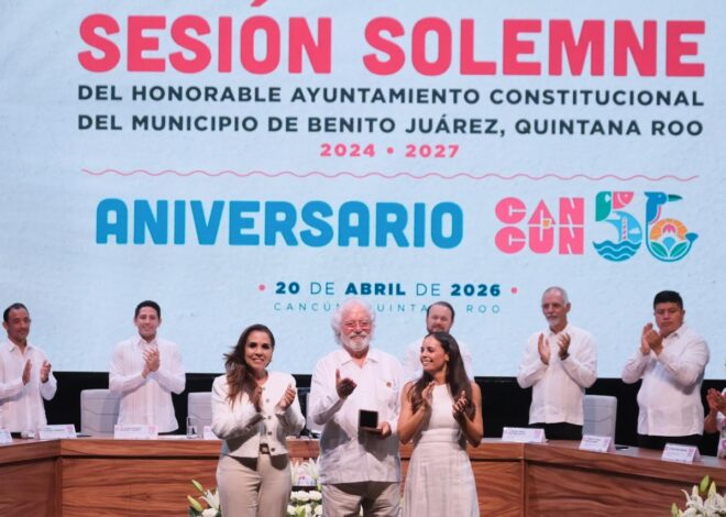 Carlos Constandse recibe la Medalla al Mérito Ciudadano 2026 en Cancún