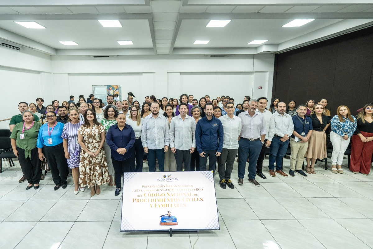 Avanza Quintana Roo en transformar la justicia civil y familiar con el modelo oral