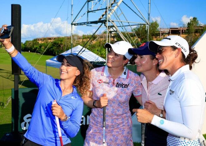 Lorena Ochoa, invitada de honor en la inauguración del Riviera Maya Open at Mayakoba