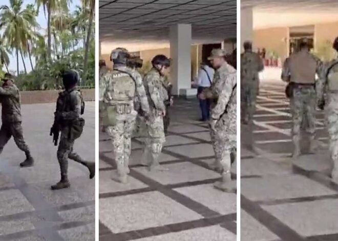 Blinda Marina Palacio de Gobierno de Sinaloa; resguardan oficina de Rocha