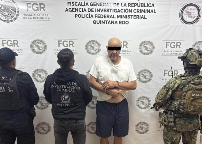 Detienen en Quintana Roo al ‘Milo’, objetivo prioritario y operador financiero de un grupo delictivo transnacional