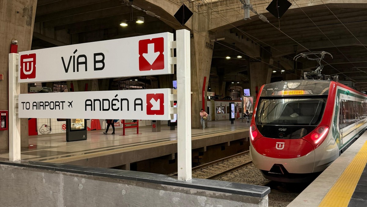 Gran afluencia del Tren Suburbano Felipe Ángeles