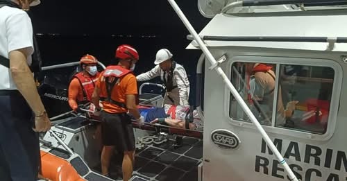 Marina evacúa a turista extranjera de crucero frente a Isla Mujeres