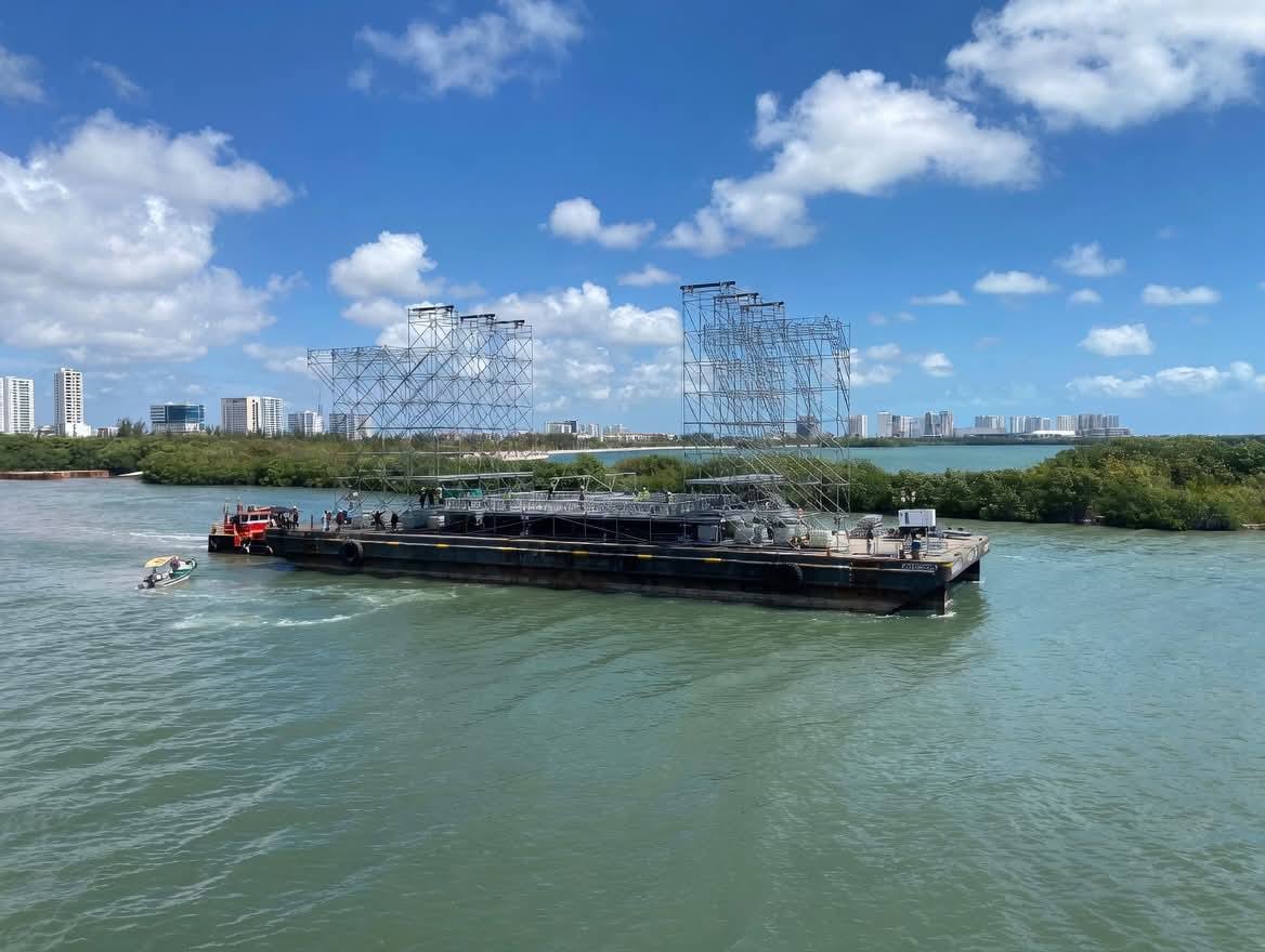 Activistas exigen cancelar presentación del grupo musical Morat sobre el Puente Nichupté en Cancún