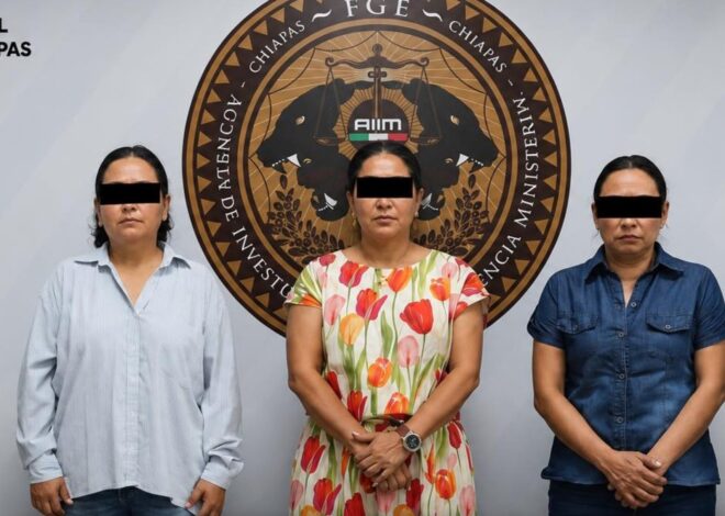 Detienen a alcaldesa de municipio en Chiapas y a seis funcionarios