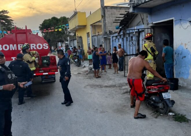 Detienen al hombre que atacó con bombas molotov una cuartería en Tulum