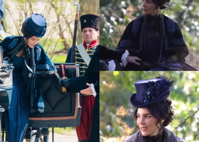 Se filtran nuevas imágenes de Belinda como Carlota, en la recta final del rodaje