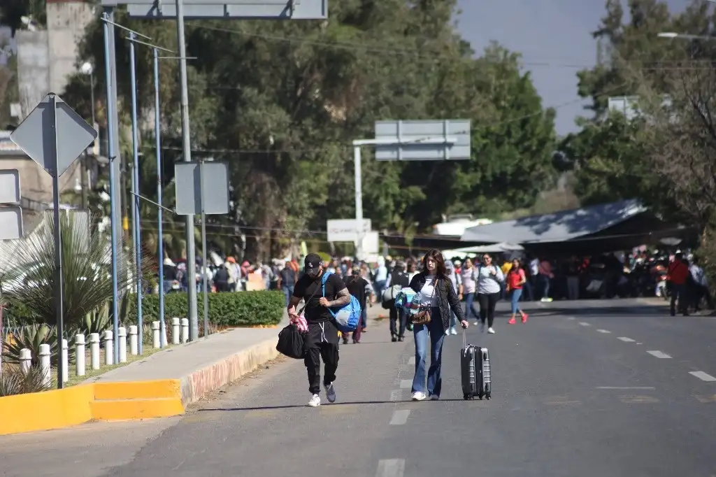 Registran disparos en la movilización de los maestros en Oaxaca