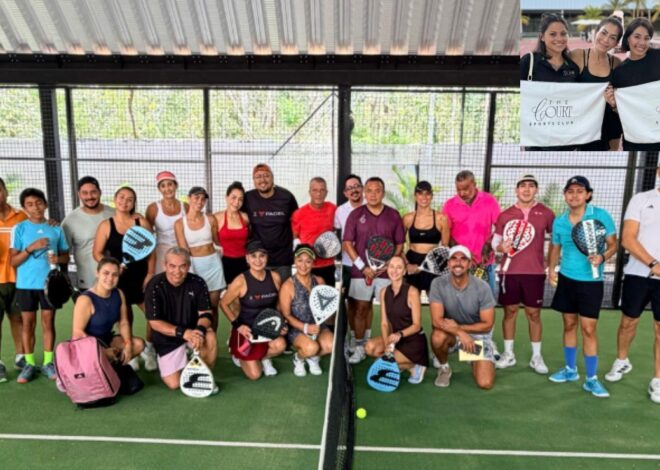 The Court Sports Club Cancún inaugura torneo que reúne a los mejores padelistas y tenistas de México