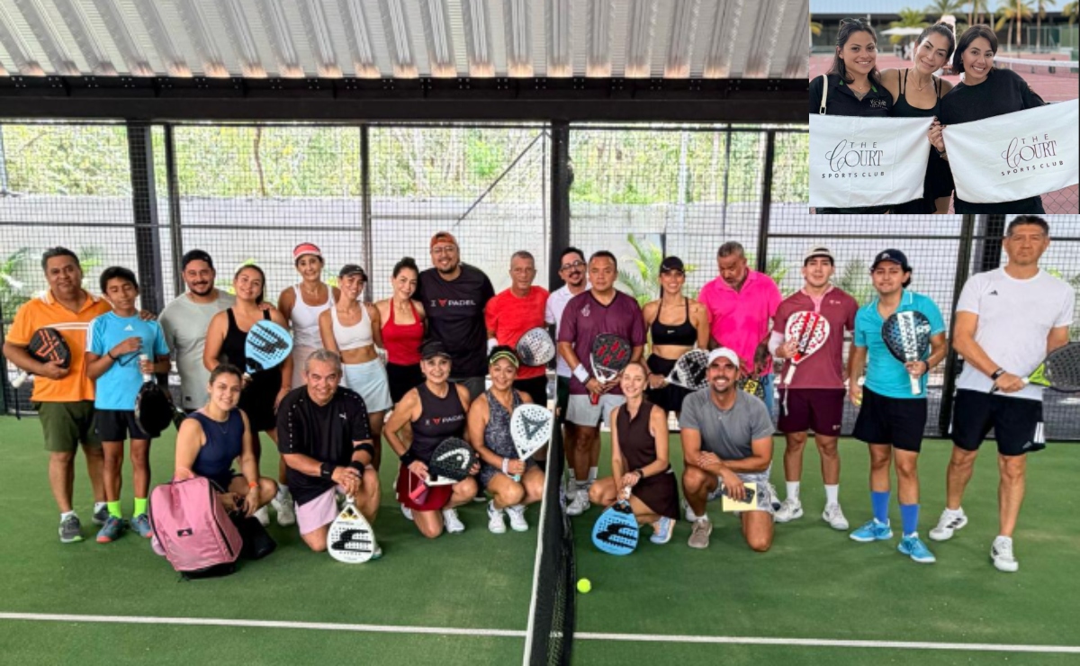 The Court Sports Club Cancún inaugura torneo que reúne a los mejores padelistas y tenistas de México