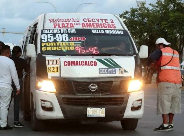 Prometen combis más seguras en Cancún, pero aún siguen en pruebas