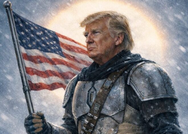 Casa Blanca publica imagen de Trump como Mandalorian