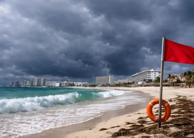 Se esperan fuertes lluvias y vientos en la Península de Yucatán