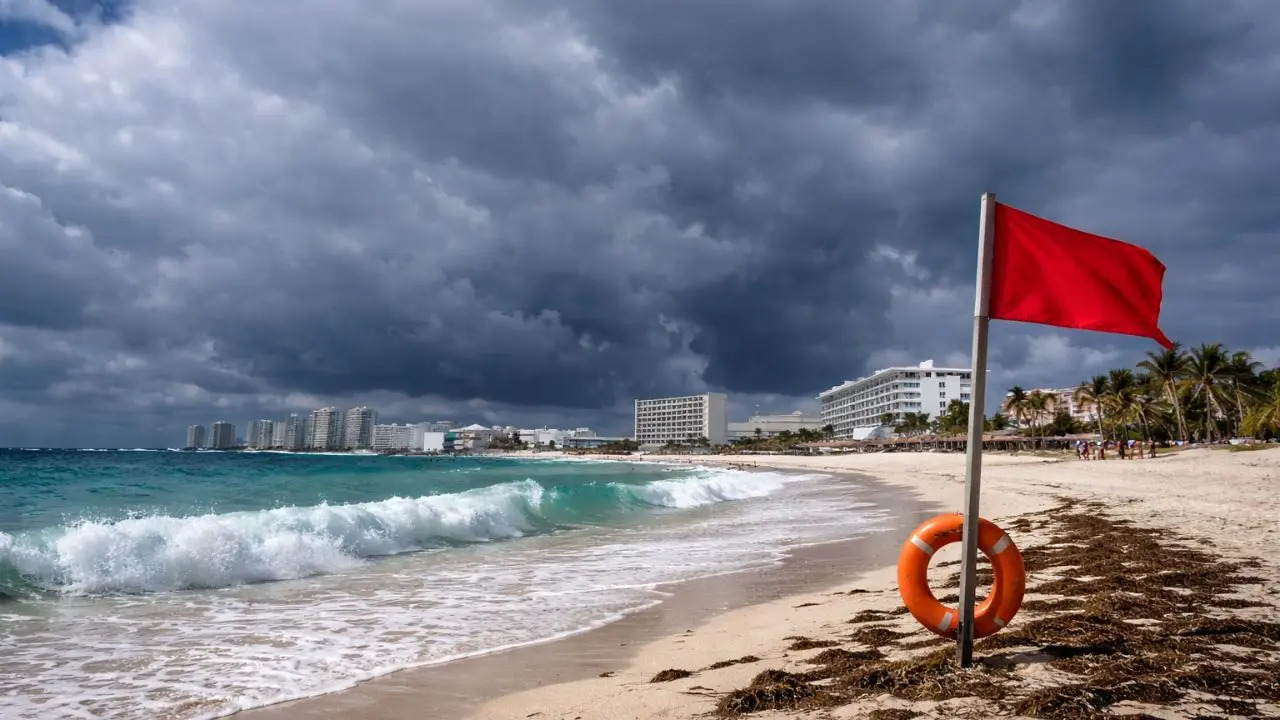 Se esperan fuertes lluvias y vientos en la Península de Yucatán