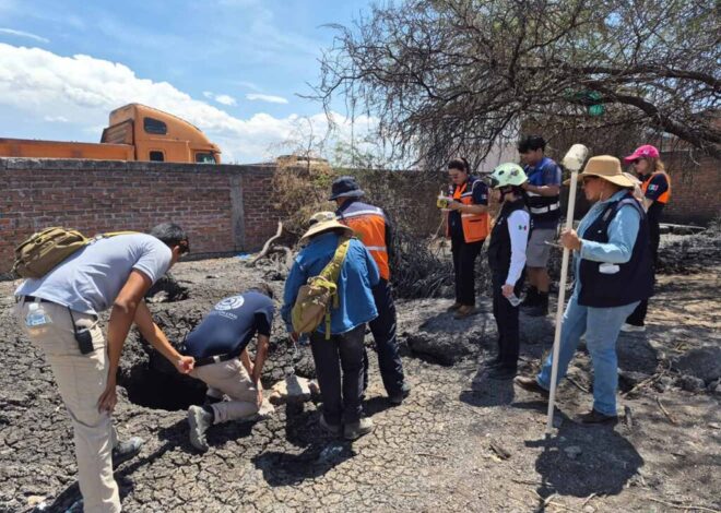 Descartan volcán y géiser tras aparición de pozos de lodo en Michoacán