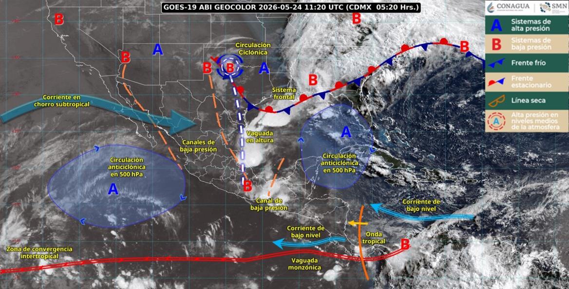 Quintana Roo tendrá calor, lluvias y fuertes rachas de viento este domingo