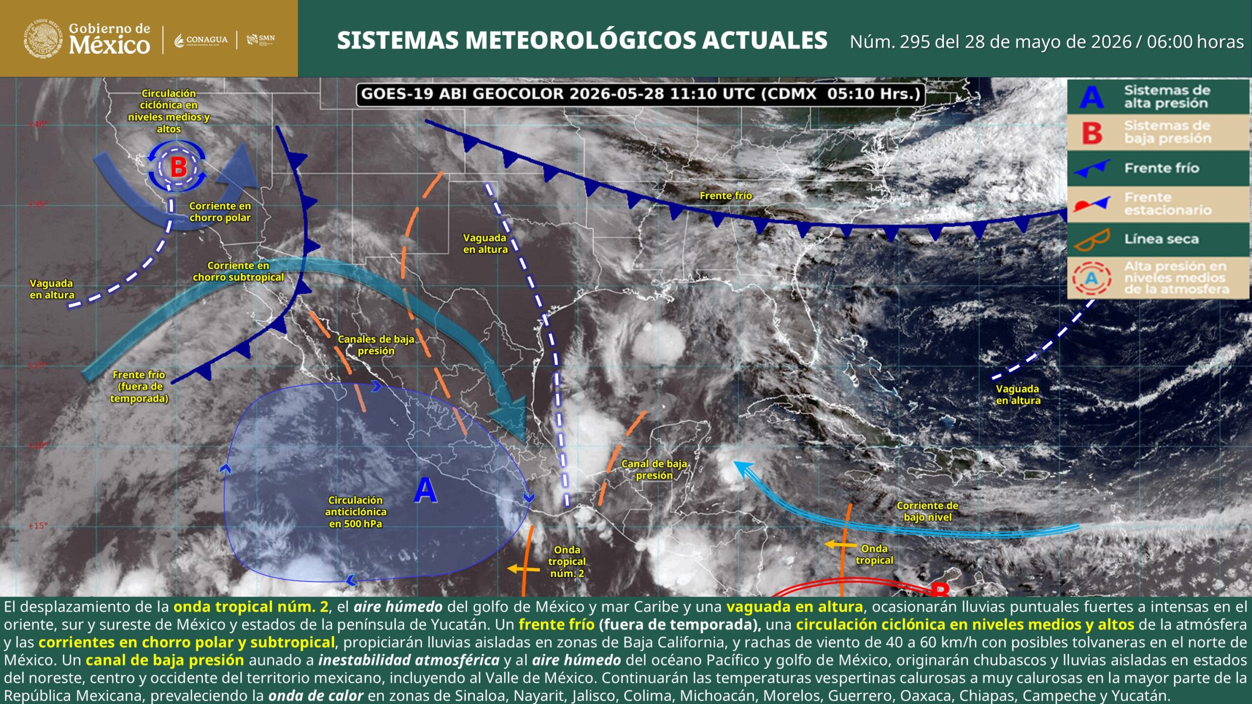 Pronostican oleaje elevado y tormentas para Quintana Roo y Yucatán