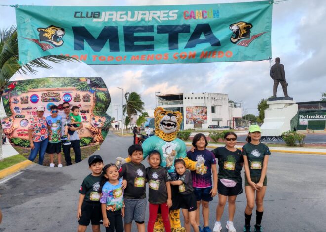 Más de 130 niños participan en carrera del Día del Niño organizada por Club Jaguares |Galería