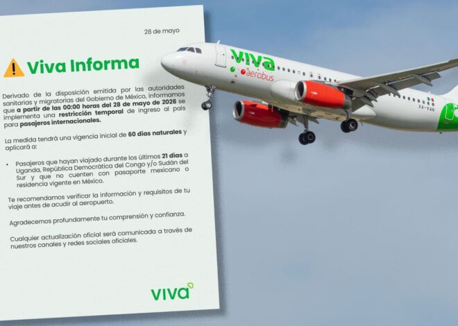 Viva Aerobus impone restricciones a viajeros por brote de ébola
