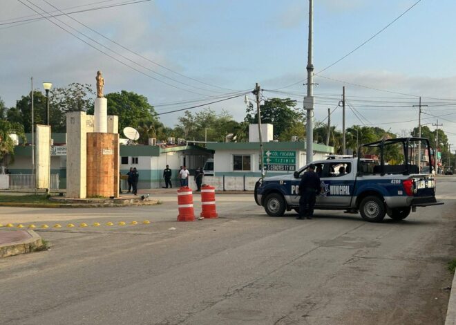 Refuerzan operativo en Kantunilkín tras agresión a policías hospitalizados; uno estaría grave