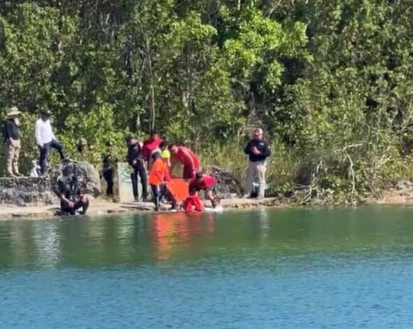 Localizan cuerpo de menor desaparecido en Laguna San José de Cancún