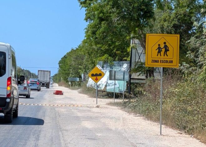Abandono de ciclovía Tulum–Cobá pone en riesgo a usuarios