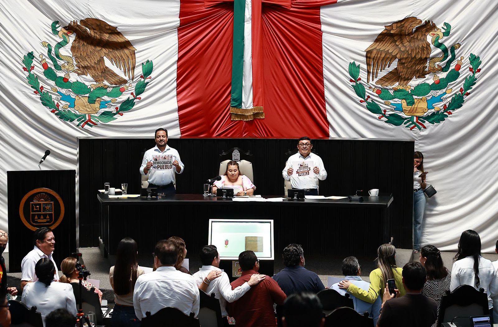Congreso de Quintana Roo aprueba reforma electoral y constitucional con mayoría