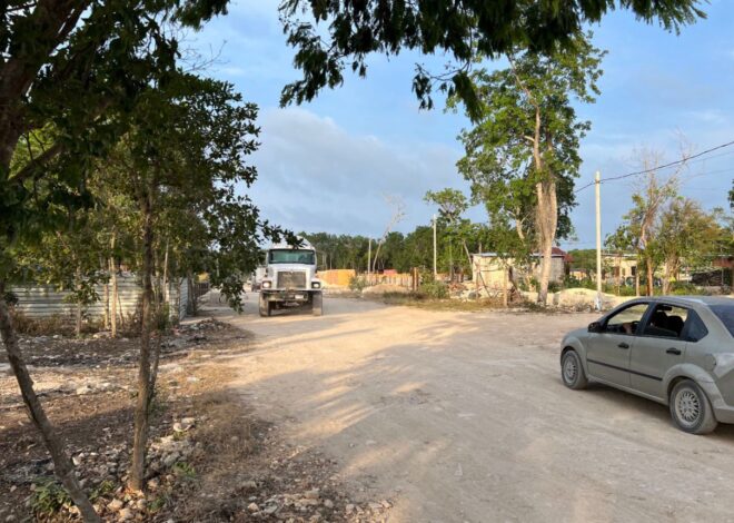 Avanza plan piloto de electrificación en colonias irregulares de Tulum