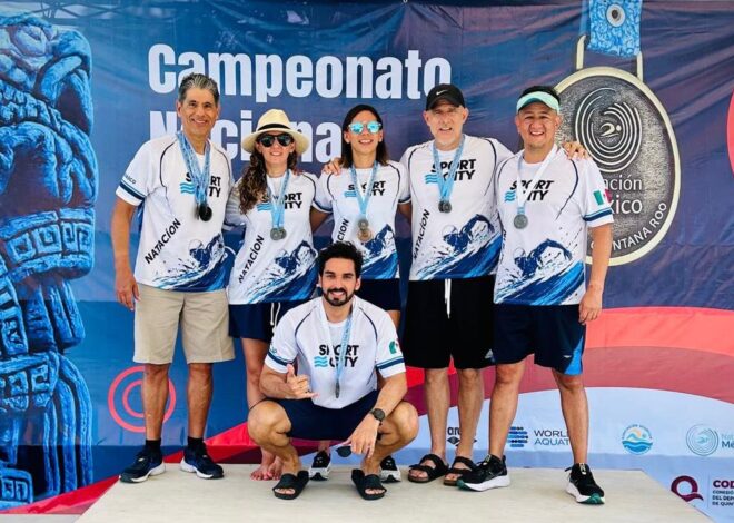 Tabasco brilla en el Campeonato Nacional Máster de Curso Largo 2026 en Cancún