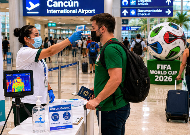 Tarjeta roja al ébola: refuerzan filtros sanitarios en Aeropuerto de Cancún