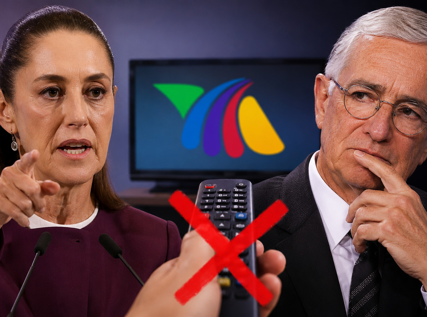 “No vean TV Azteca”: Sheinbaum explota contra Salinas Pliego