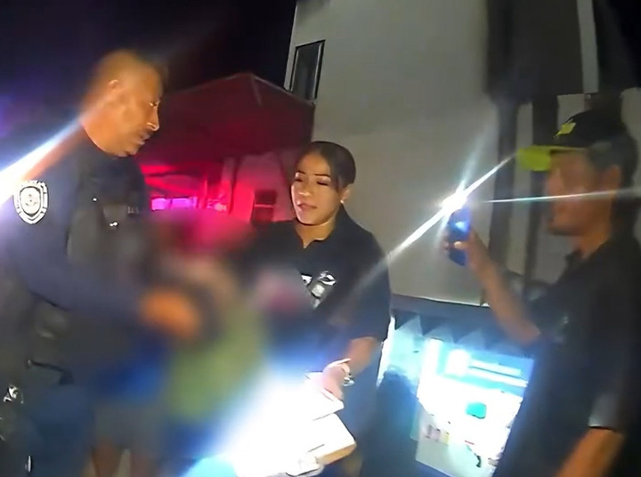 Video de policías conmueve: así salvaron al bebé abandonado en Cancún